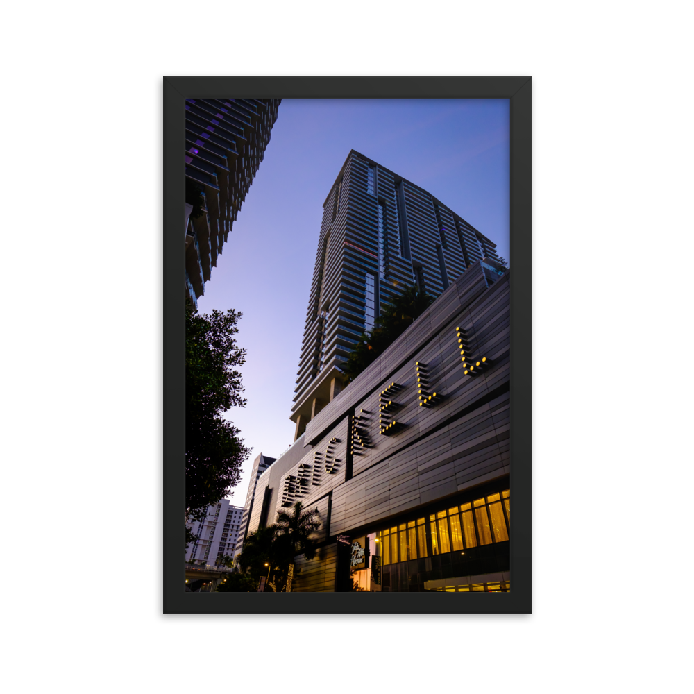 "BRICKELL" 12''x18'' Framed Print