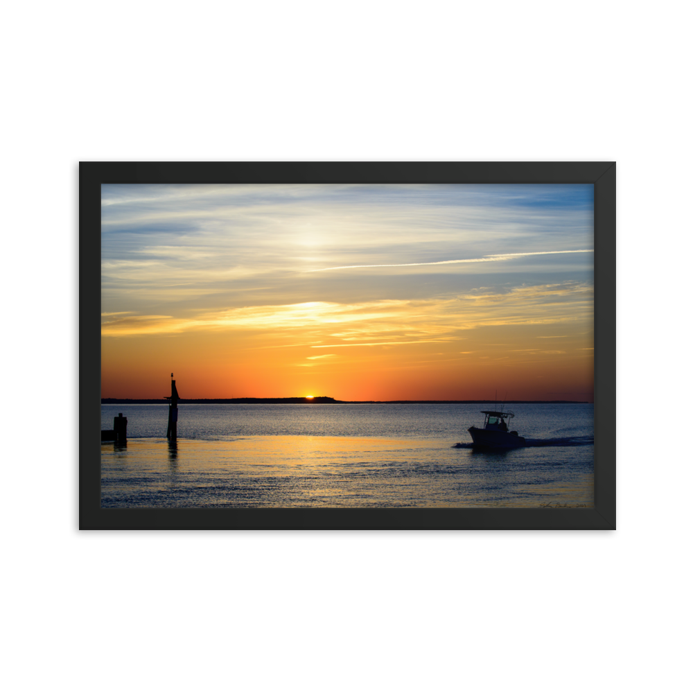 "North Sea Beach" 12''x18'' Framed Photo